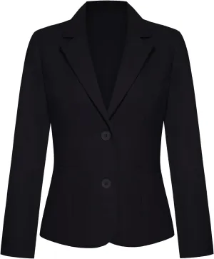 Women's Blazer Jackets Buttons Open Front Long Sleeve Notch Collar Professional Suit Blazers with Pockets