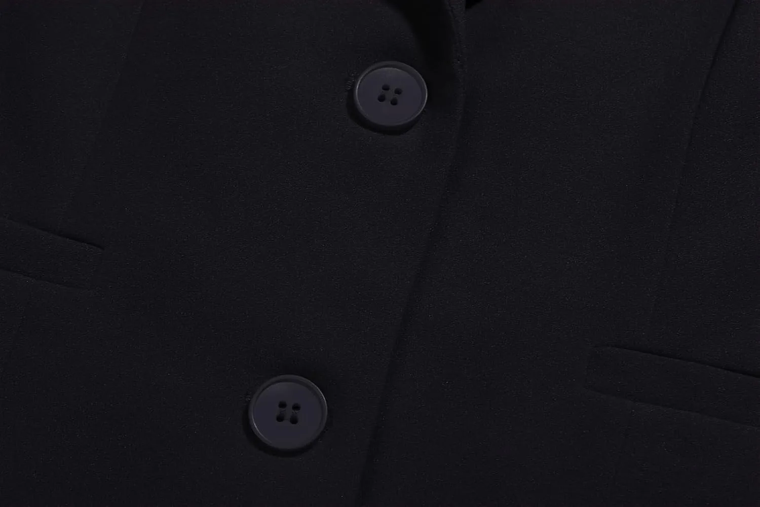 Women's Blazer Jackets Buttons Open Front Long Sleeve Notch Collar Professional Suit Blazers with Pockets