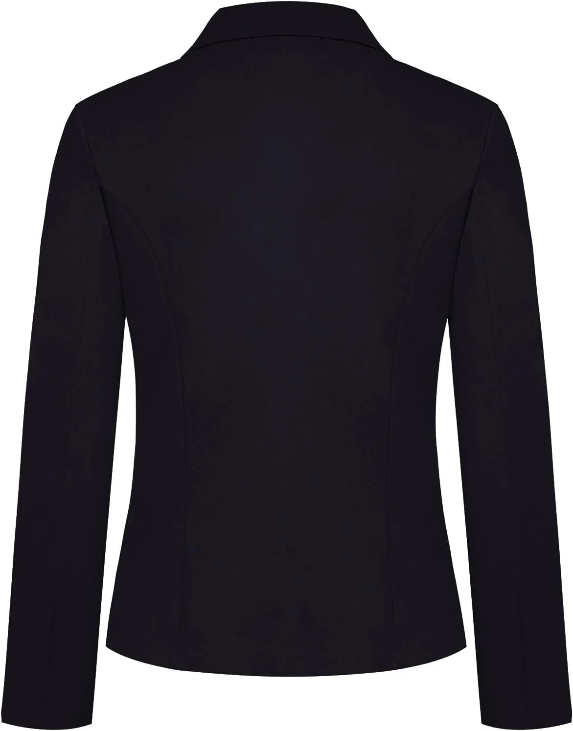 Women's Blazer Jackets Buttons Open Front Long Sleeve Notch Collar Professional Suit Blazers with Pockets