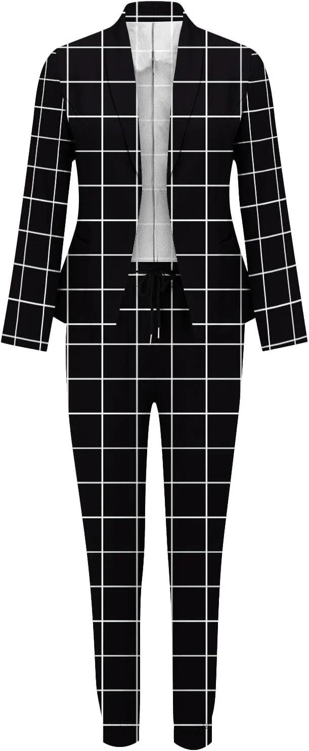 Womens Business Casual Clothes Dressy Casual Skirt Set Work Office Blazer and Pencil Skirt Blazer Set 2 Piece Outfits