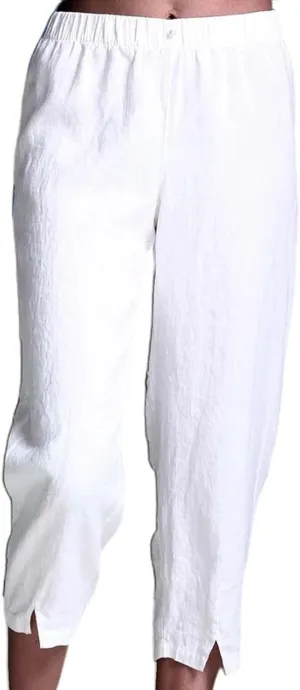 Womens Clothes Summer Outfits for Women High Waist Linen Pant Straight Cropped Trouser Linen Blend Pants Linen Outfit