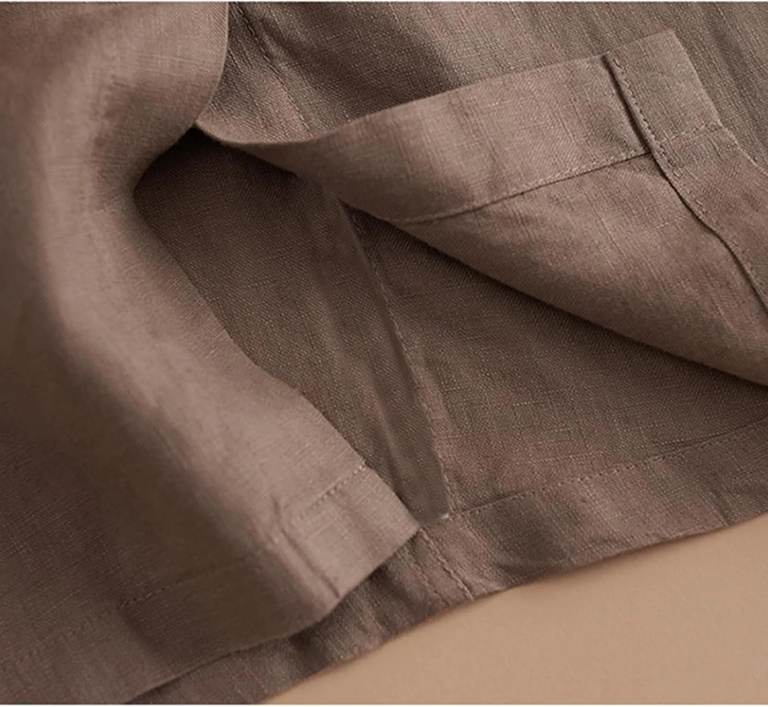 Womens Cotton Linen Skirts A Line Trendy 2025 Summer Casual Skirt Elastic High Waisted Midi Skirts with Pockets