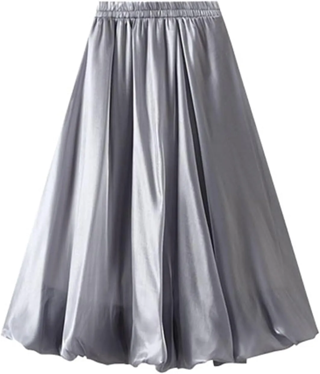 Womens Floral Print Midi Tulle Skirts High Waist Layered A-Line Mesh Chiffon Tutu Long Skirt Girls Fairy Tiered Skirt