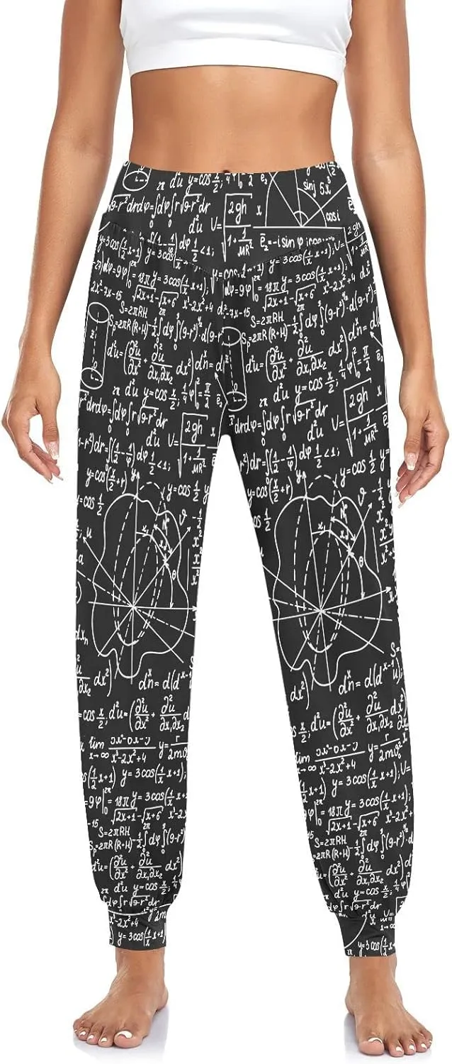 Women's Harem Pants High Waist Yoga Boho Trousers Bohemian Beach Pants