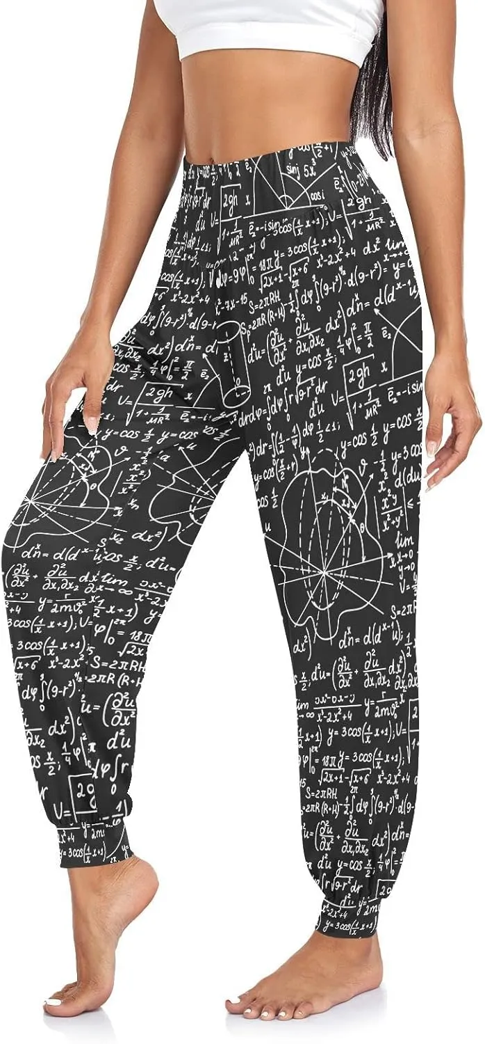 Women's Harem Pants High Waist Yoga Boho Trousers Bohemian Beach Pants