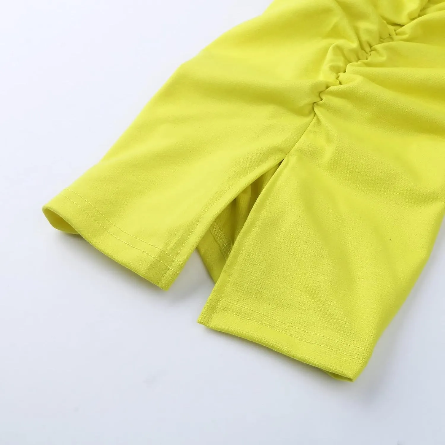 Womens High Waist Pants Elastic Waist Side Split Casual Pants Comfort Straight Leg Long Pants Lightweight for Women