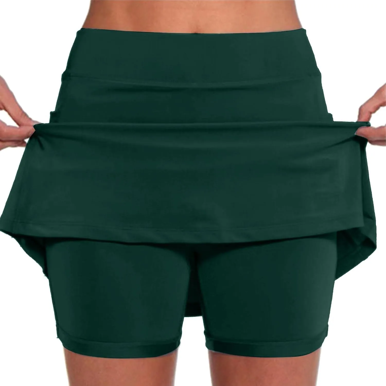 Women's Mini Tennis Skirt 2025 Athletic Yoga Skorts Summer Gym Workout Outfits Plus Size Black Skirts with Pockets