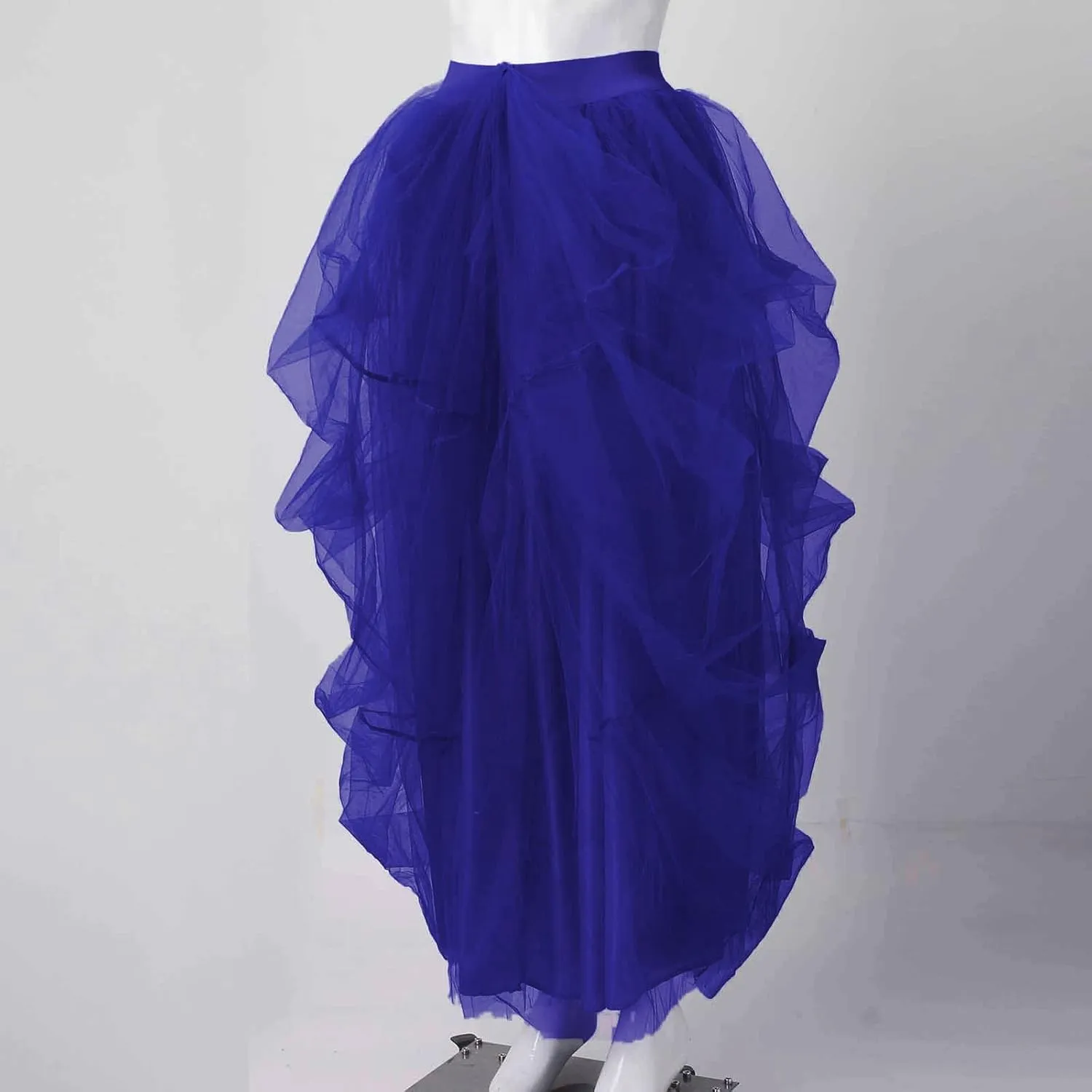 Women's Party High Waist Elastic Belt Casual Poncho Women's Skirt Bubble Skirt Jean Skirt Plus Size 20