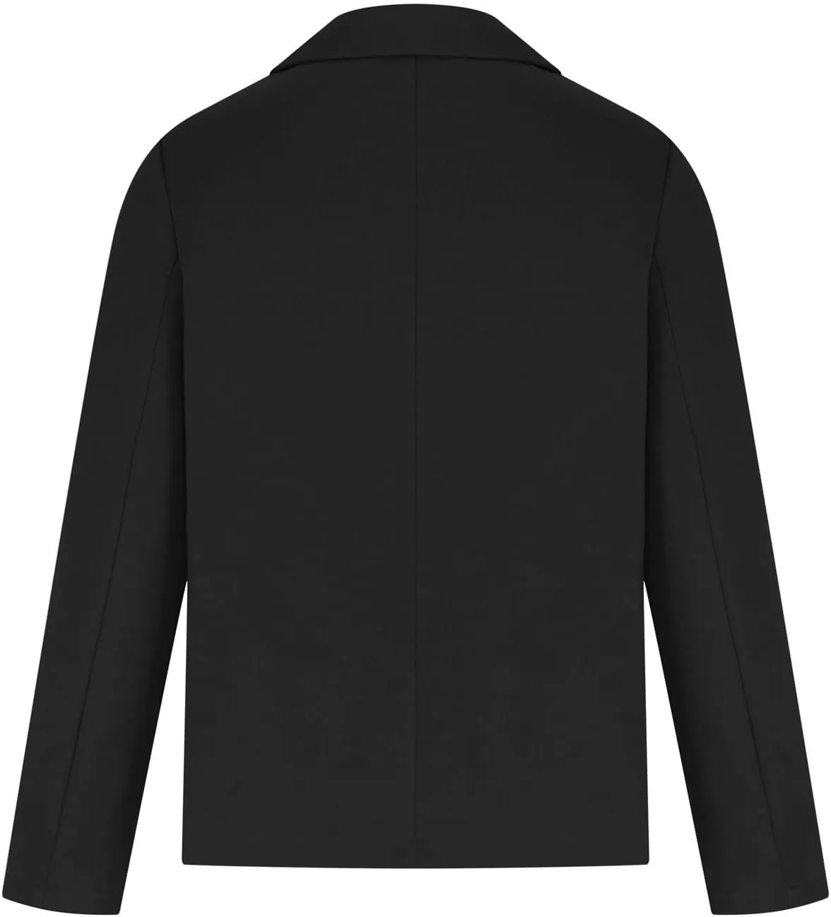 Womens Petite Blazers for Work Business Casual Elegant Single Breasted Long Sleeve Coat Office Work Suit Jacket
