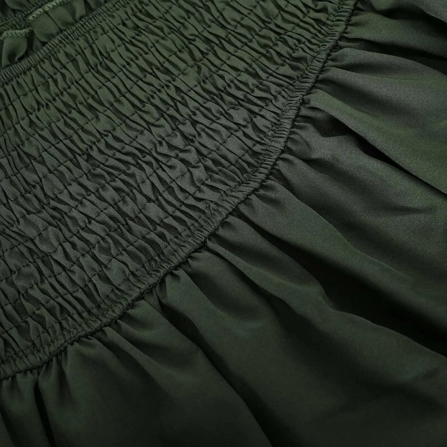 Women's Pleated Skirts High Waisted Layered Ruffle Curvy Hem Tiered Skirt Solid Color Sports Running Skirts