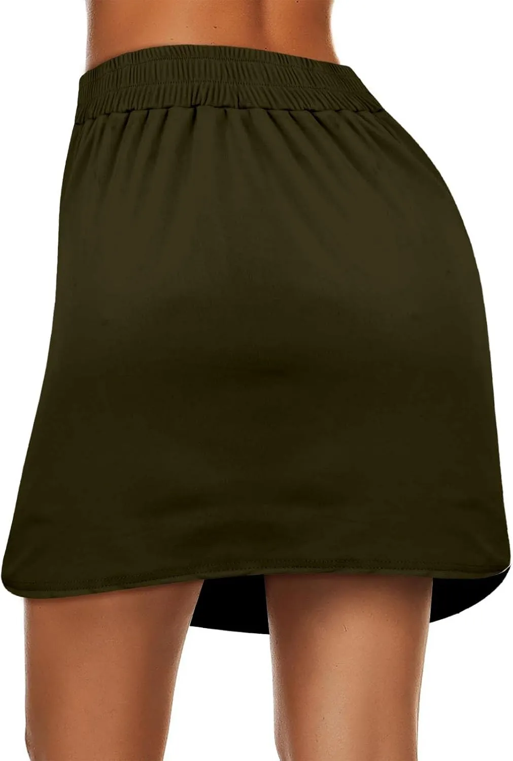 Women's Tennis Golf Skirts High Waisted with Pockets Drawstring Sports Running Skorts Workout Gym Outfits