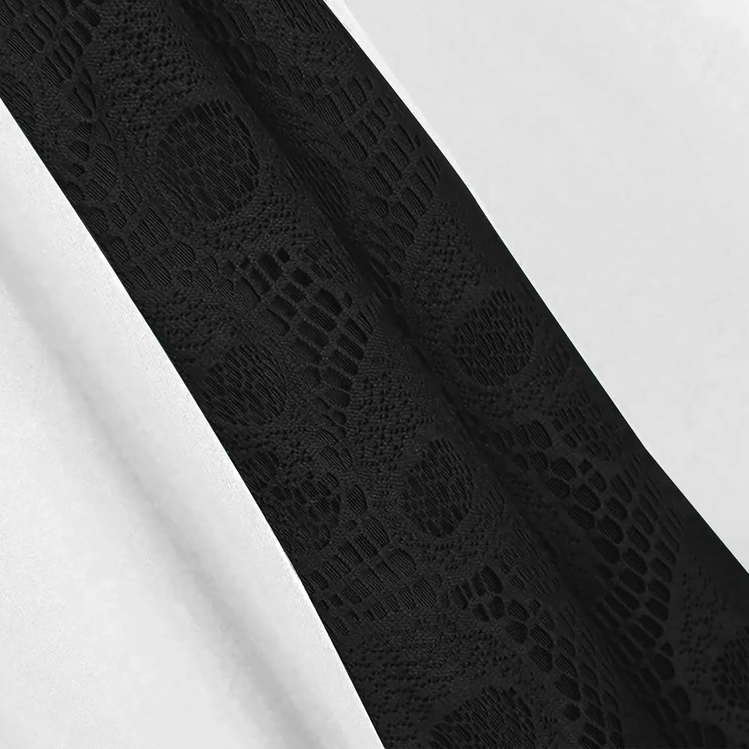 Women's Vintage Gothic Victorian Skirt Lace Patchwork High Waist Midi Skirt Goth Pleated Skirt Steampunk Skirt